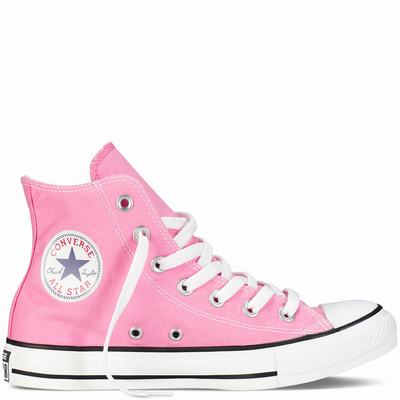 Converse Chuck Taylor All Star Classic High Tops Womens - Pink Shoes (856DJQNI)